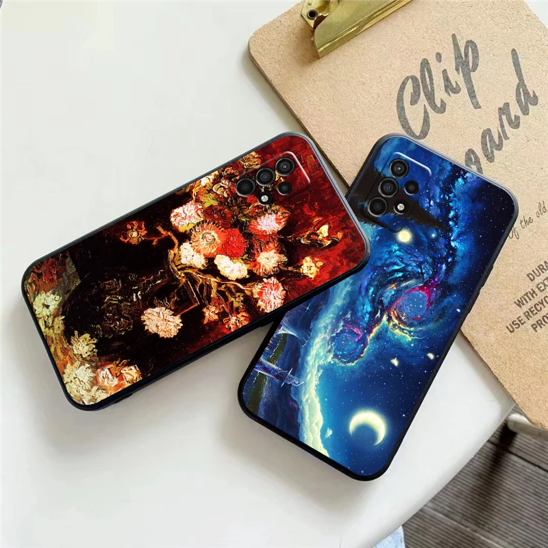 

Vintage Landscape Oil Painting Phone Case For Samsung Galaxy A32 4G 5G A51 4G 5G A71 4G 5G A72 4G 5G Silicone Cover Back