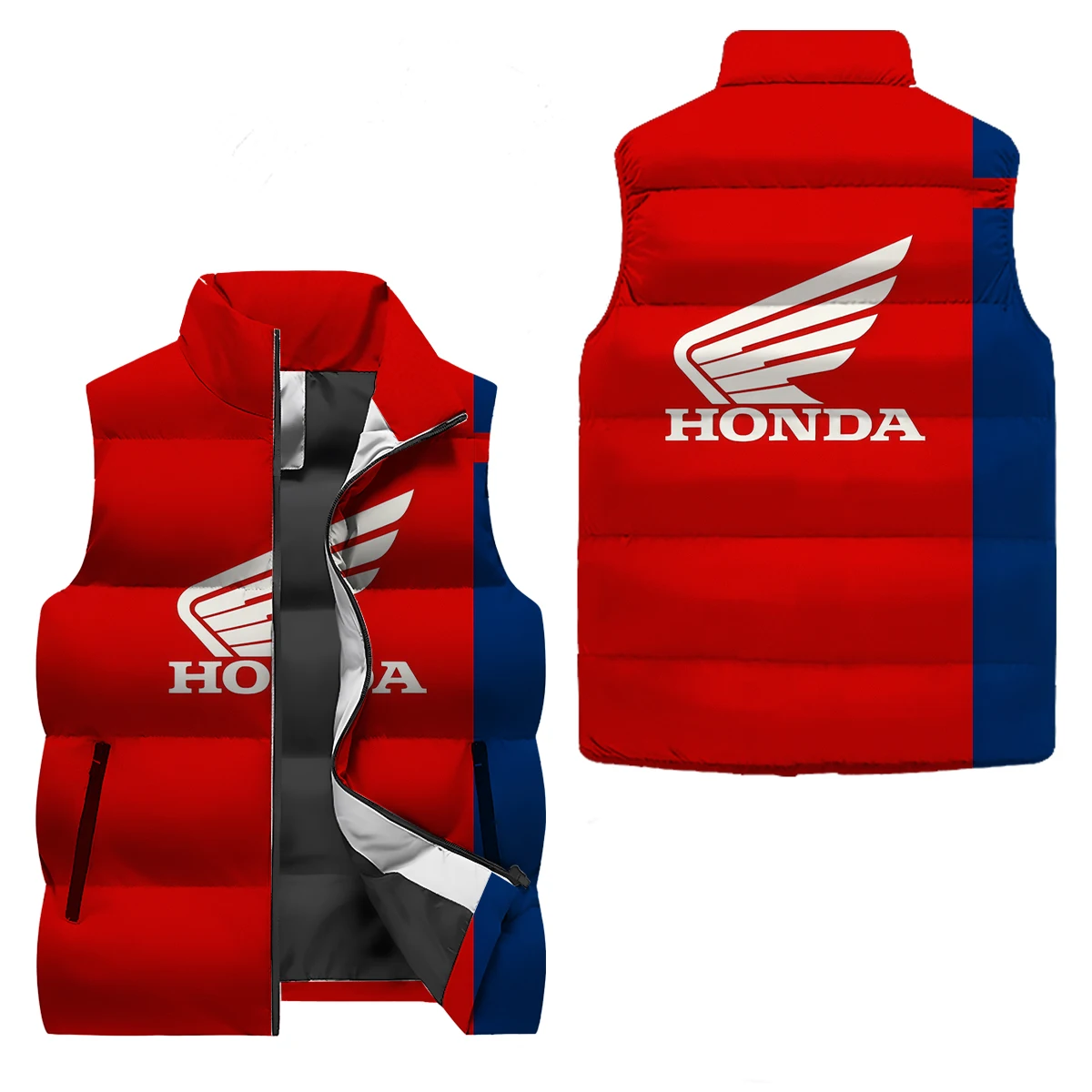 Новый жилет с логотипом Honda для осени и зимы имеет уникальный персонализированный принт, который выглядит элегантным и стильным. (art.: 3920d7ba360ef) - 3920d7ba360ef