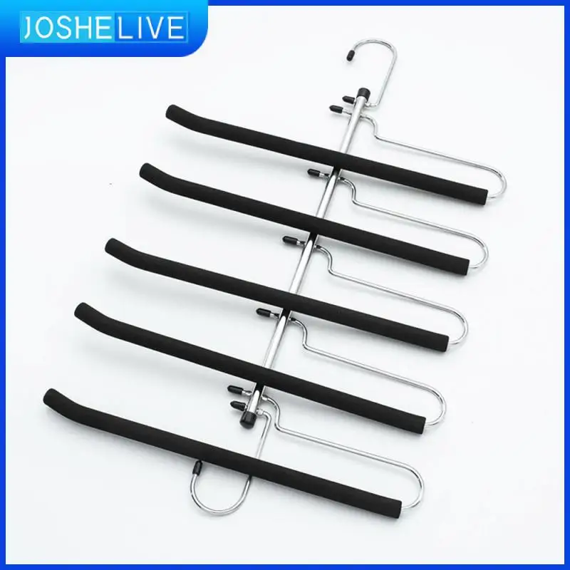 

Multifunctional Tie Hanger Shelves Folding Multilayer Clothes Organizer Hangers Bedroom Closet Wardrobe Storage Pant Rack