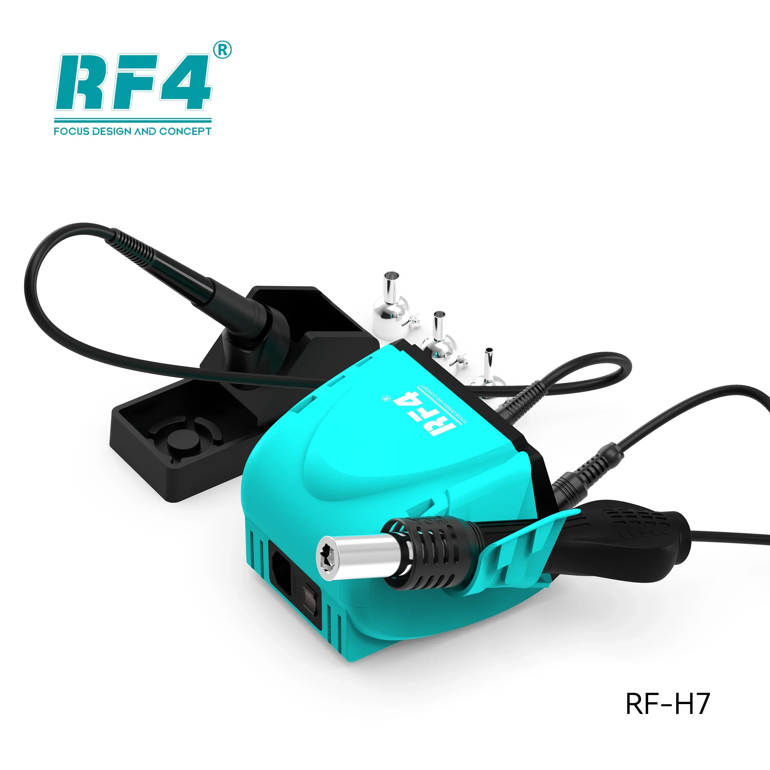 RF4 RF-H7 2 в 1 сварочный стол горячего воздуха электрическая паяльная станция 600 Вт с