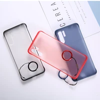 ultra thin frameless phone case for huawei p20 p30 p40 pro mate 20 30 40 pro cover for honor 20 pro clear matte pc hard case