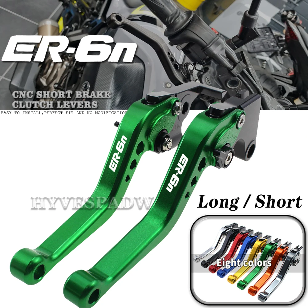 

Motorcycle Adjustable Handles Lever Long / Short Brake Clutch Levers For Kawasaki NINJA ER6N ER 6N ER-6N 2009-2016