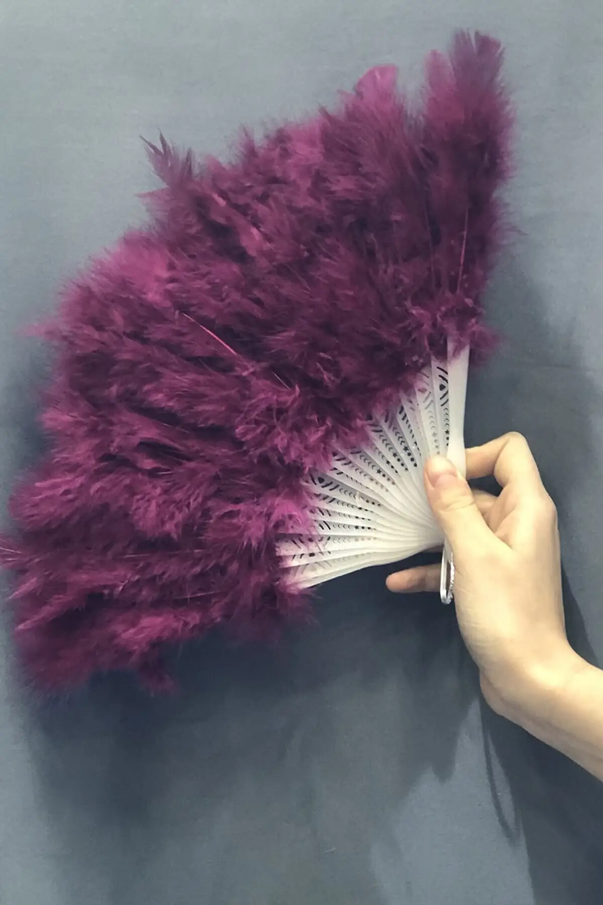 

Damson Feathered Bridal Range of henna bride veil welon