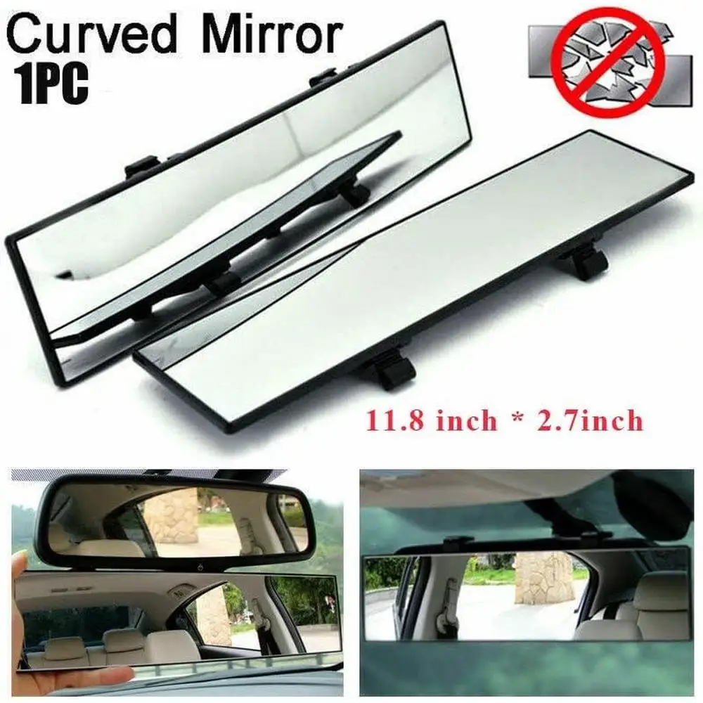1 выпуклое зеркало заднего вида совместимое с большинством автомобилей