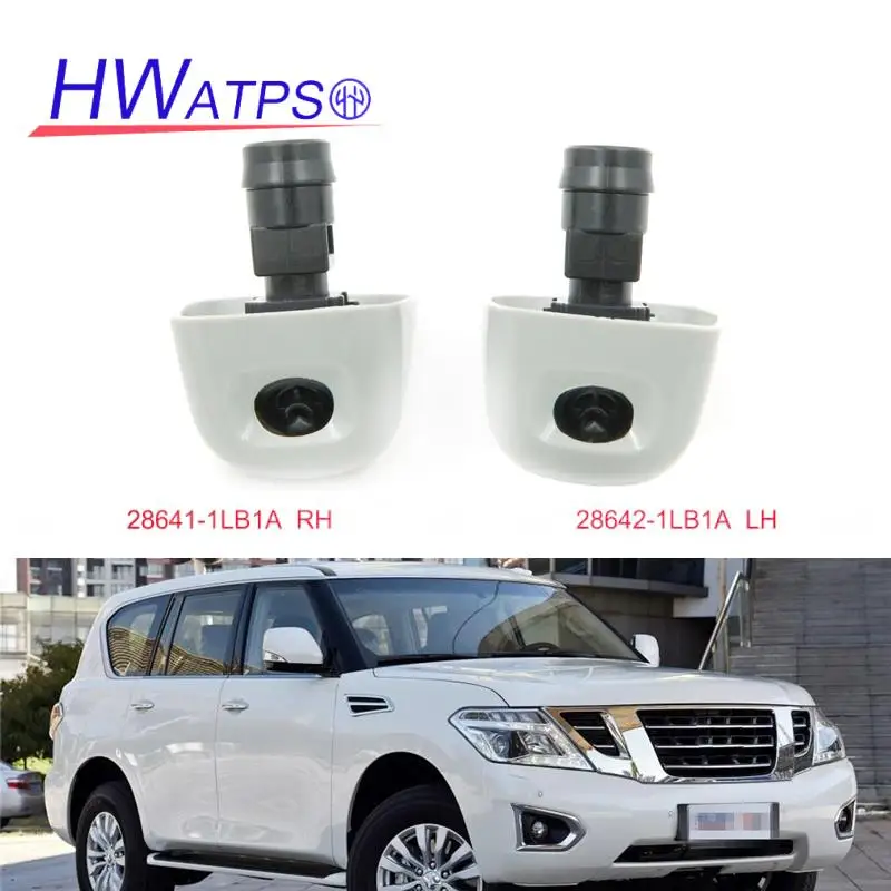 

28642-1LB1A LH 28641-1LB1A RH Headlight Washer Spray Nozzle Pump Actuator Jet Cover For Nissan Patrol 2010-2013 286421LB1A