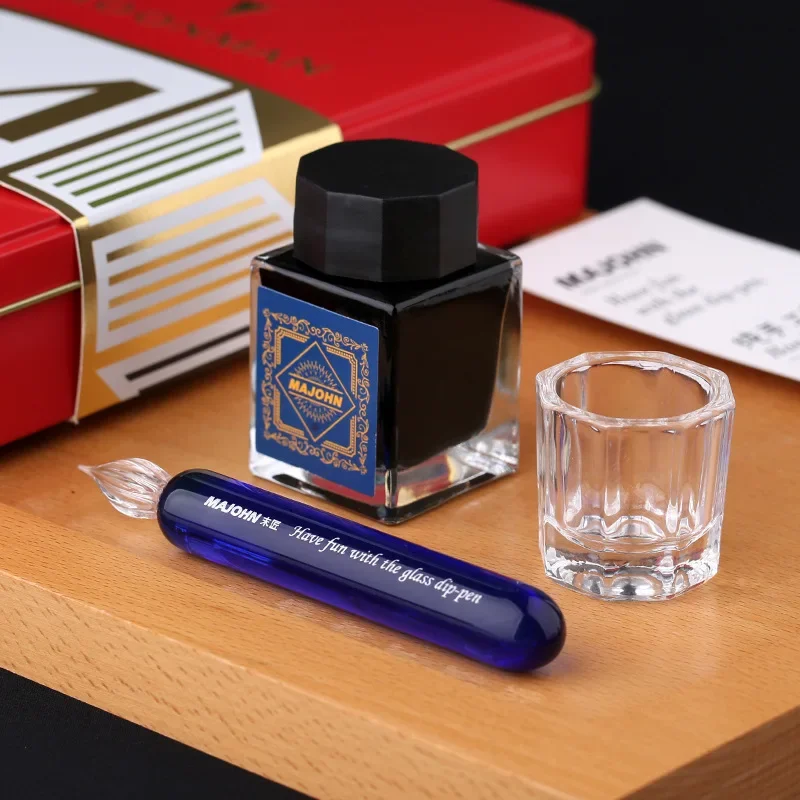 

MAJOHN/Mojiang стеклянная перьевая ручка с чернилами