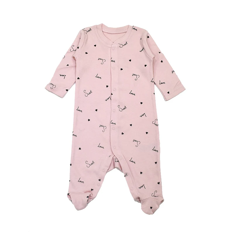 Newborn Baby Clothes Cotton Long Sleeve Autumn Spring 0-3 Months Babies Girls Footies Jumpsuit Infant Boy One Piece Clothing