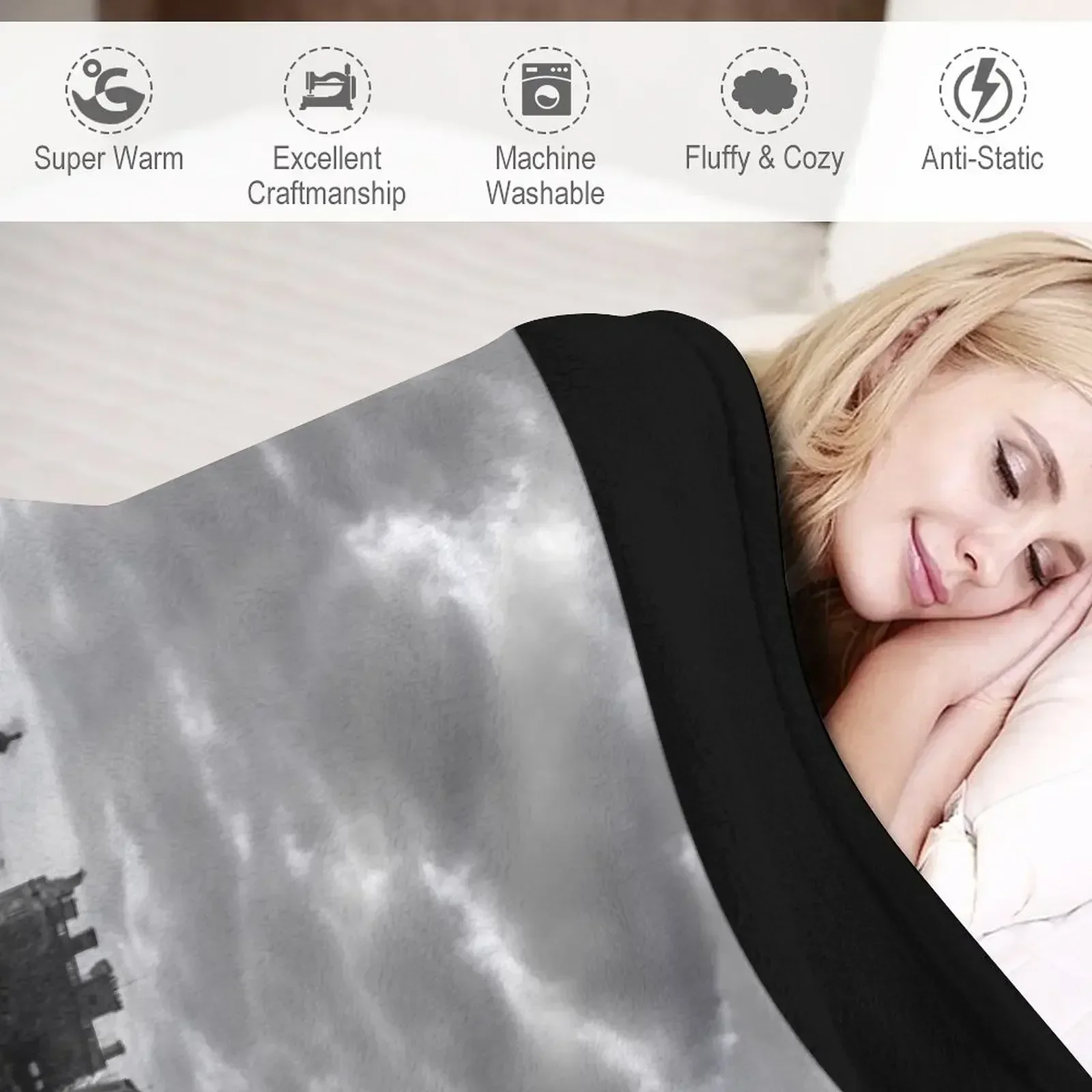 Port of Grau du Roi France Плед Одеяла и плед на диван