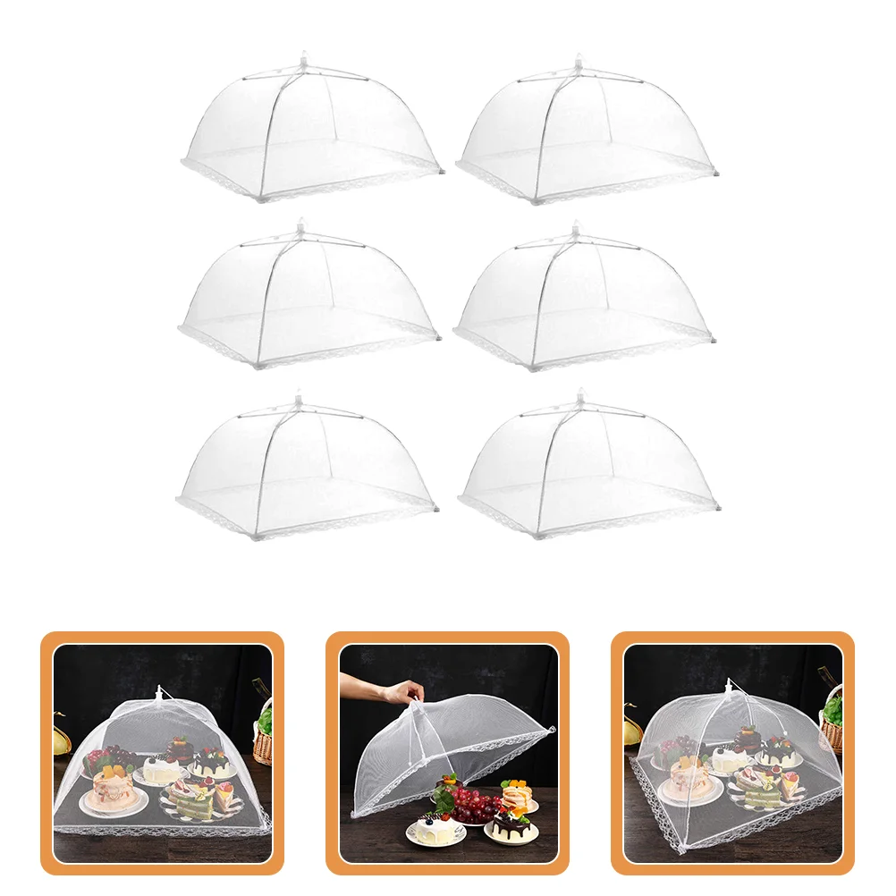 

Covers Tent Cover Meshpicnic Outside Net Screen Umbrella Foldable Fly Protector Outdoor Reusable Collapsible Camping Lidcovering