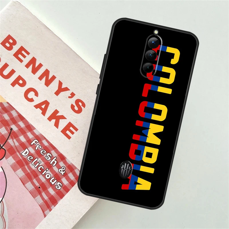 Чехол-бампер для телефона с флагом Колумбии