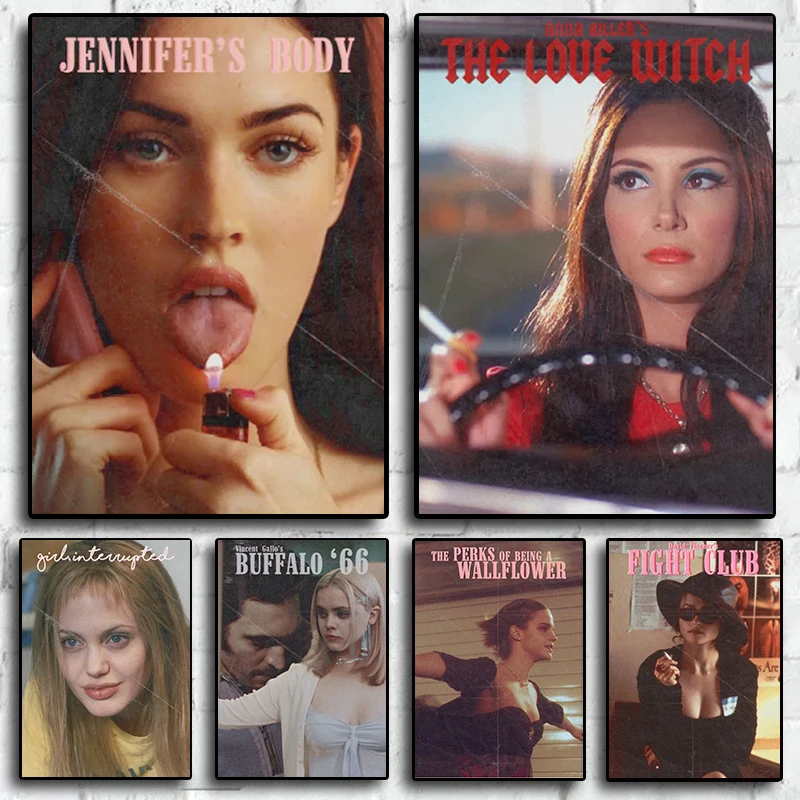 Jennifer's Body Lana Del Rey Poster Movie Canvas Poster Vintage Retro 80S Wall Art Print For Living Room Home Decor Picture