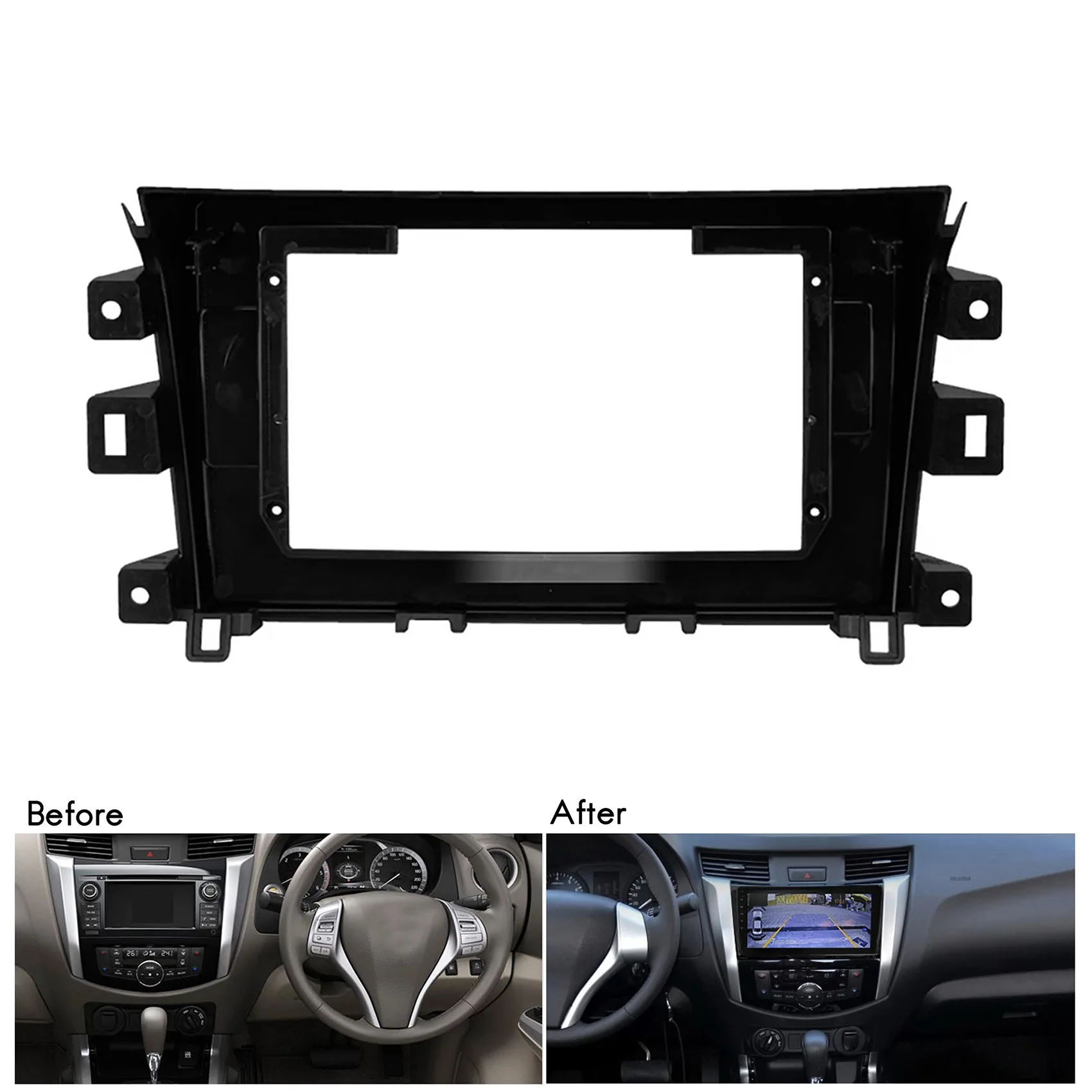 Автомобильная радиоустановка Fascia Для Nissan Navara 2014-2015 DVD стерео рамка пластина