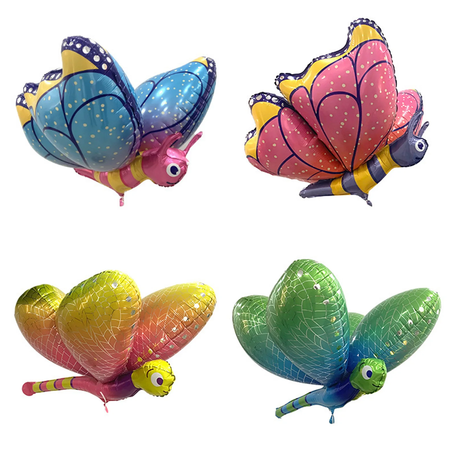 

3D Stereo Butterfly Dragoy Foil Balloons Big Balloons Baby Shower Decorations Birthday Party Supplies For Home Mall 1Pc