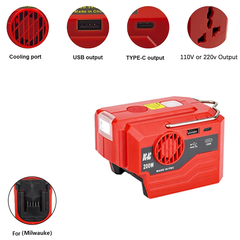 Инвертор мощности для Milwaukee 18V