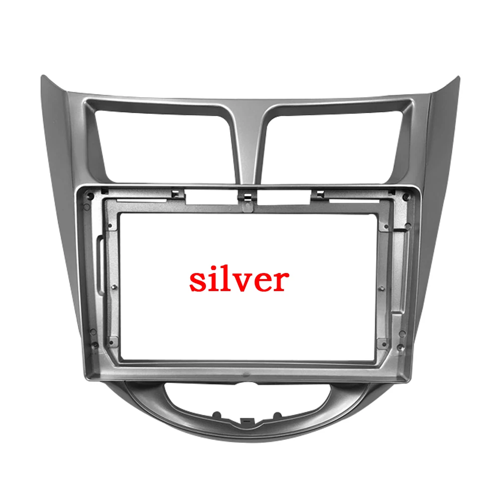 2 Din 9-дюймовый автомобильный радиоприемник DVD GPS Mp5 пластиковая рамка панели