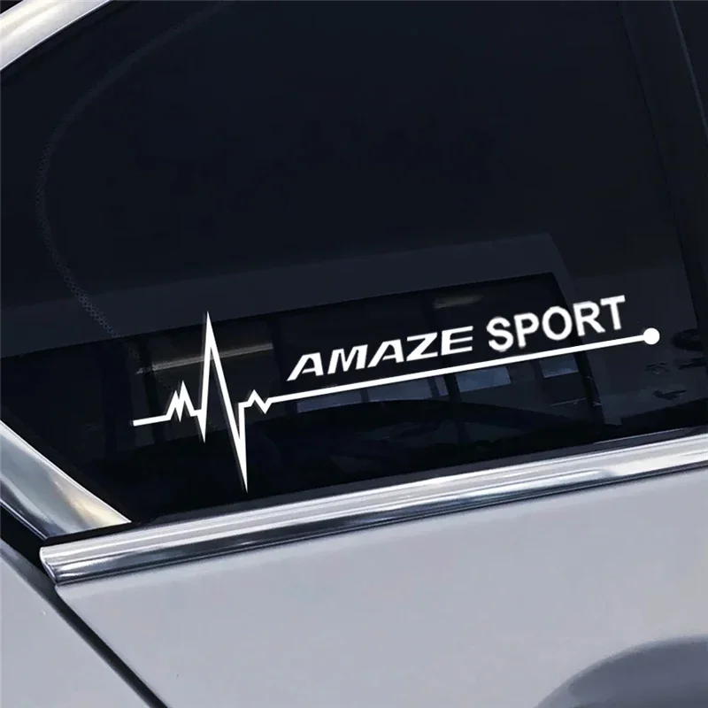 Виниловые автомобильные наклейки эмблема боковое окно наклейка для Honda AMAZE SPORT Logo