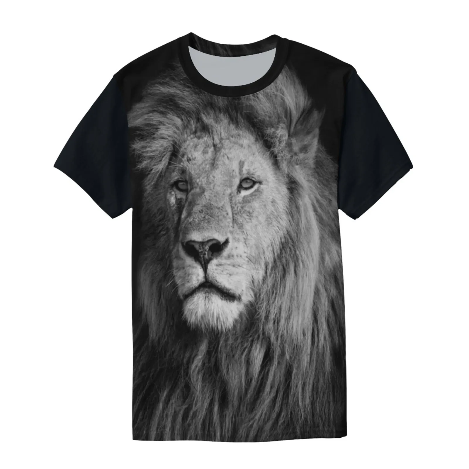 

T Shirt Oversize Wolf T-Shirts Man Trendyol Summer Clothes For Men 3D France UK Top Women Oversized Shirts Short Sleeve Tee