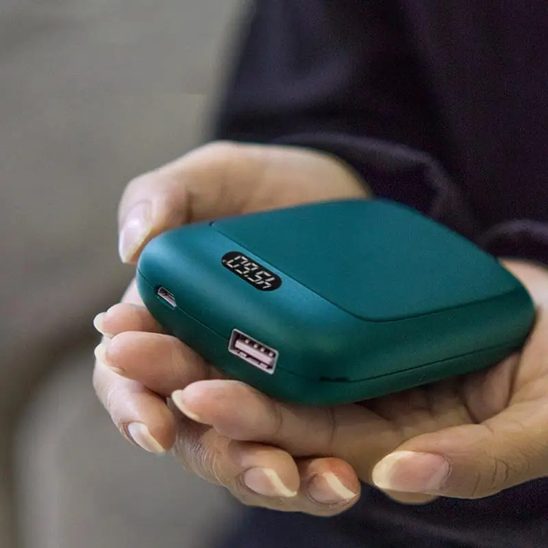 

USB-грелка для рук с цифровым дисплеем, контролем температуры и зарядкой