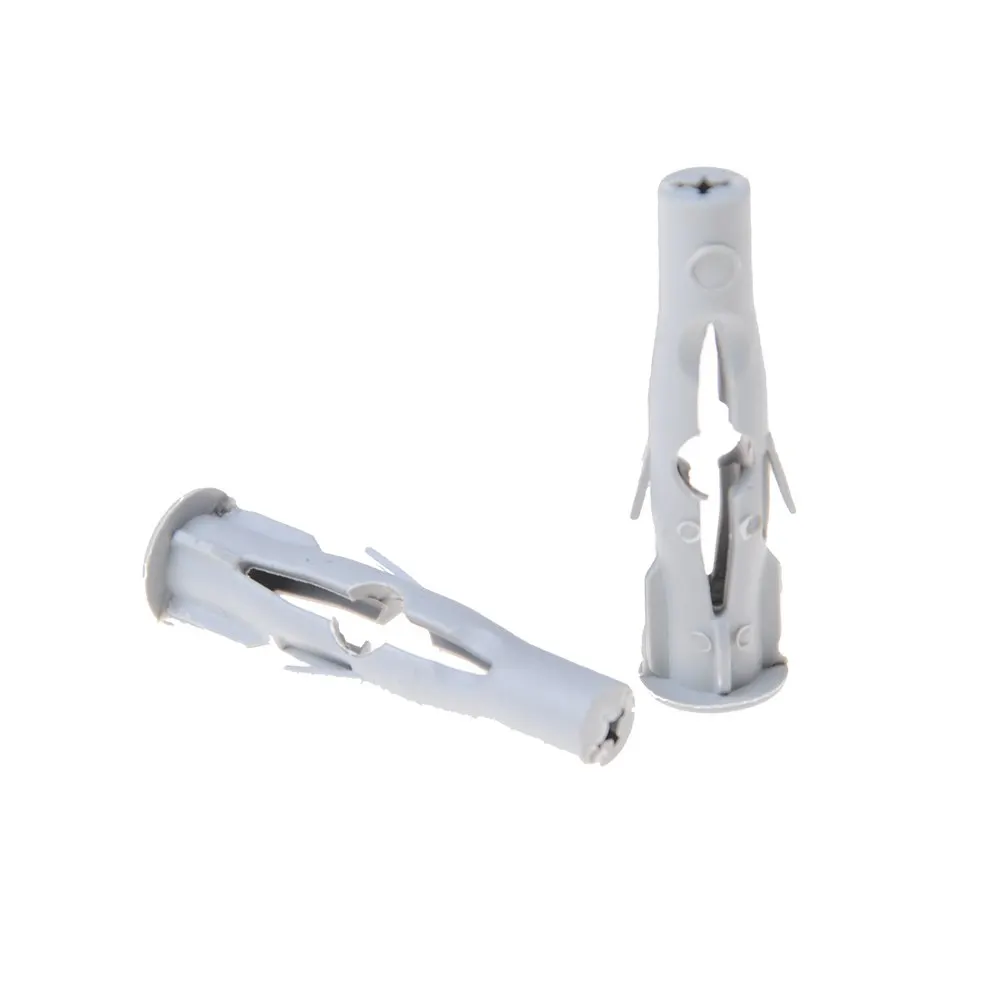

50Pcs Nylon Plasterboard Drywall Wall Plug For Window Door Frame Concrete M6x35