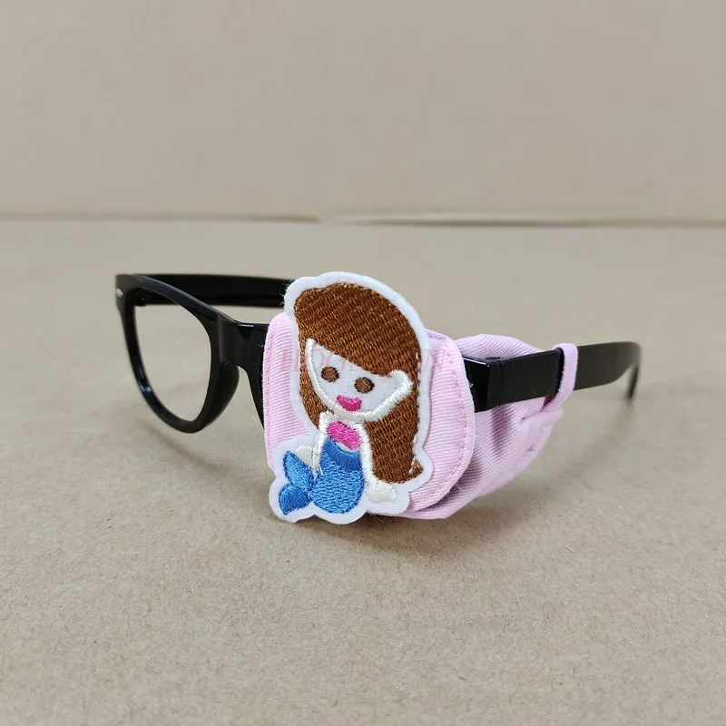 

safety eyes Amblyopia single eye mask thin three-dimensional eye mask light thin single eye correction blackout eye mask