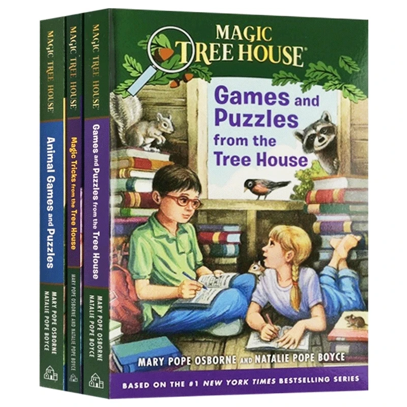 3 Books/Set English Original Magic Tree House Workbook Oxford Reading Tree Books for Kids Manga Book English