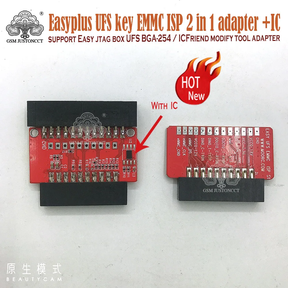 Адаптер Easyplus UFS key EMMC ISP 2 в 1 с поддержкой IC | Мобильные телефоны и аксессуары