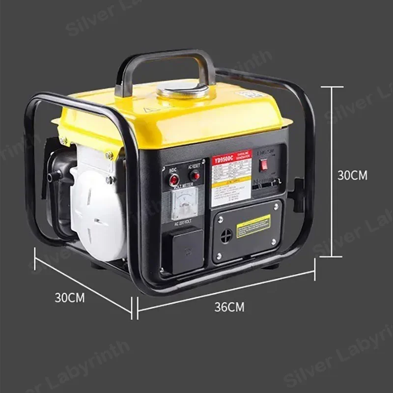 800 Вт малошумный бензиновый генератор портативный бытовой микро бесщеточный