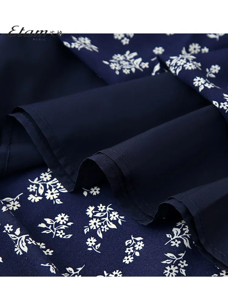 Aige Etam новое платье ранней осени маленькое французское для похудения отпуск на