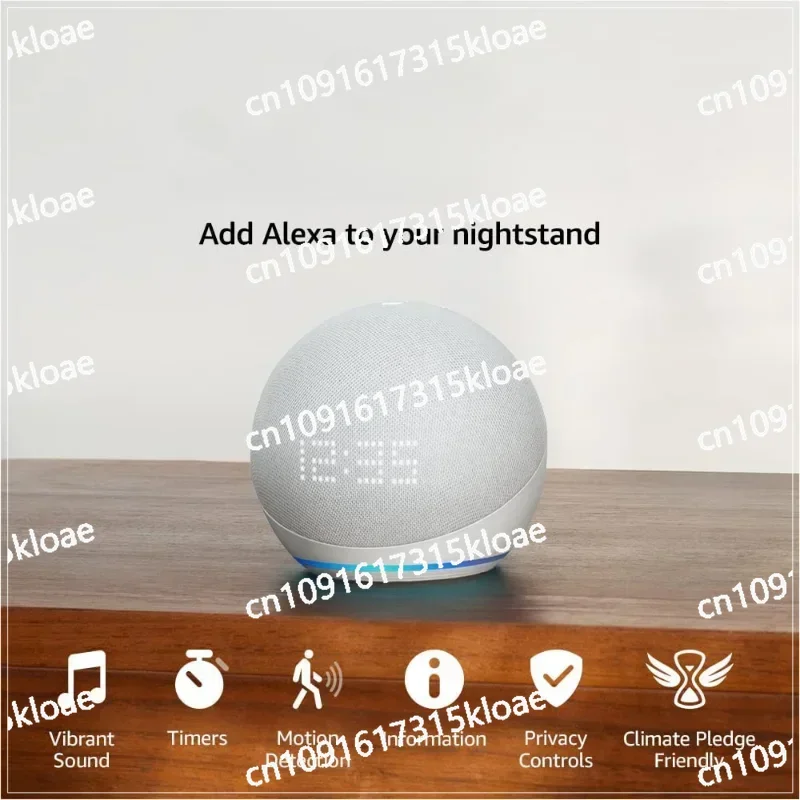 Умная колонка Alexa Clock Edition детское издание