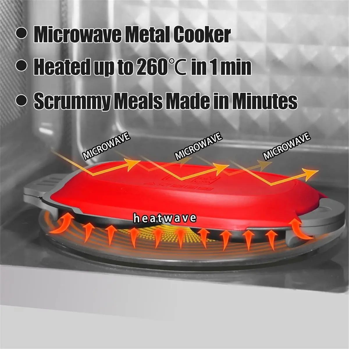 Фото Многофункциональная микроволновая яйцеварка YDSC Quick-Heat для приготовления яиц, сэндвичей и омлетов, можно мыть в посудомоечн №3