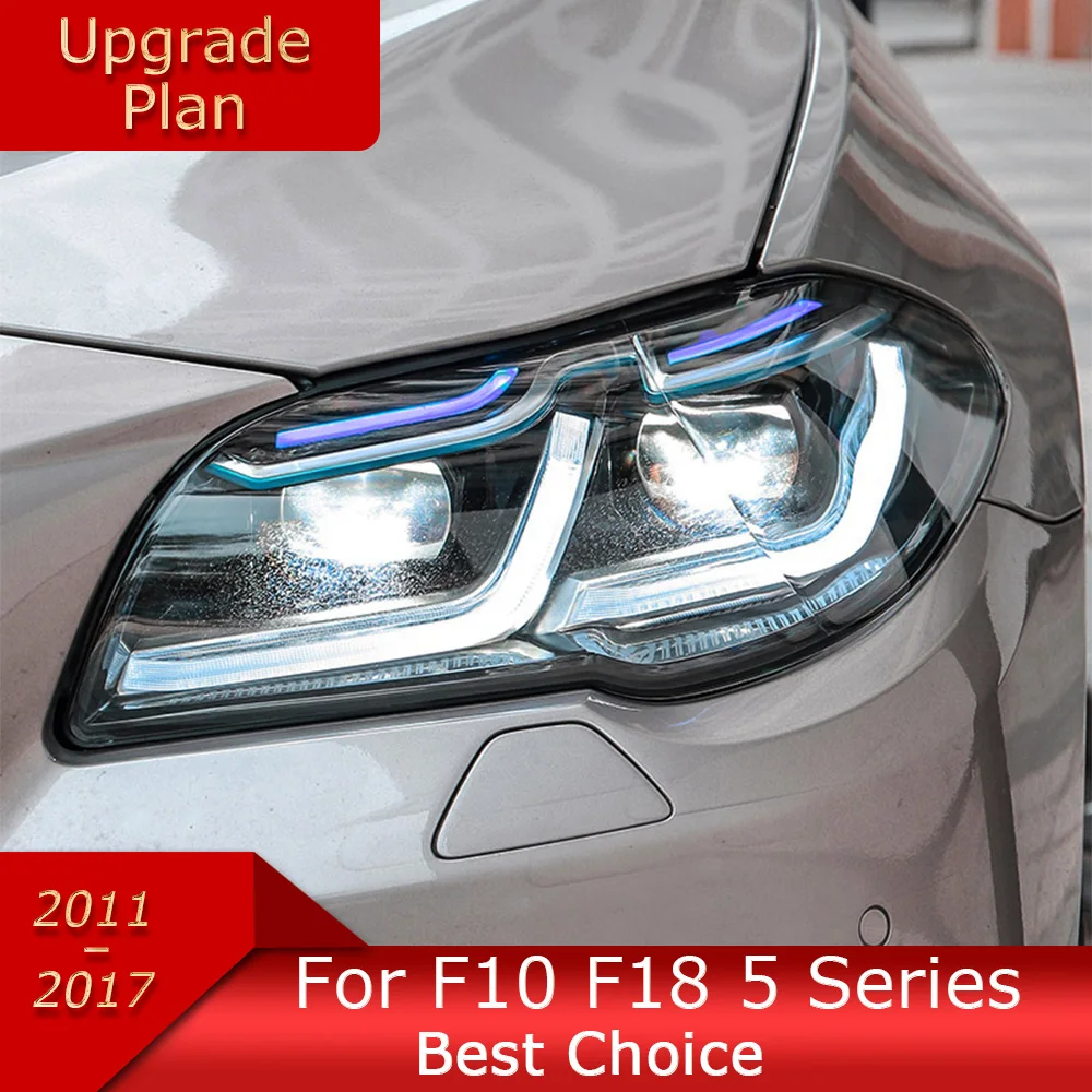 

Car Lights For BMW F10 5 Series 2011-2016 F18 LED Auto Headlight Assembly Upgrade Newest M5 Competition LHD RHD Accessories