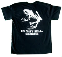 us navy seals seal team six frog skeleton t shirt premium cotton short sleeve o neck mens t shirt new s 3xl