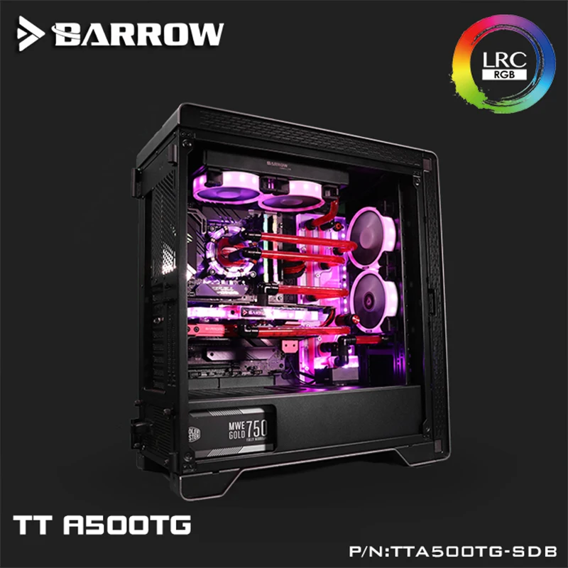 

Barrow water cooling kits TTA500TG-SDB,Waterway Board For TT A500TG Case,For Intel CPU Water Block & Single/Double GPU Building