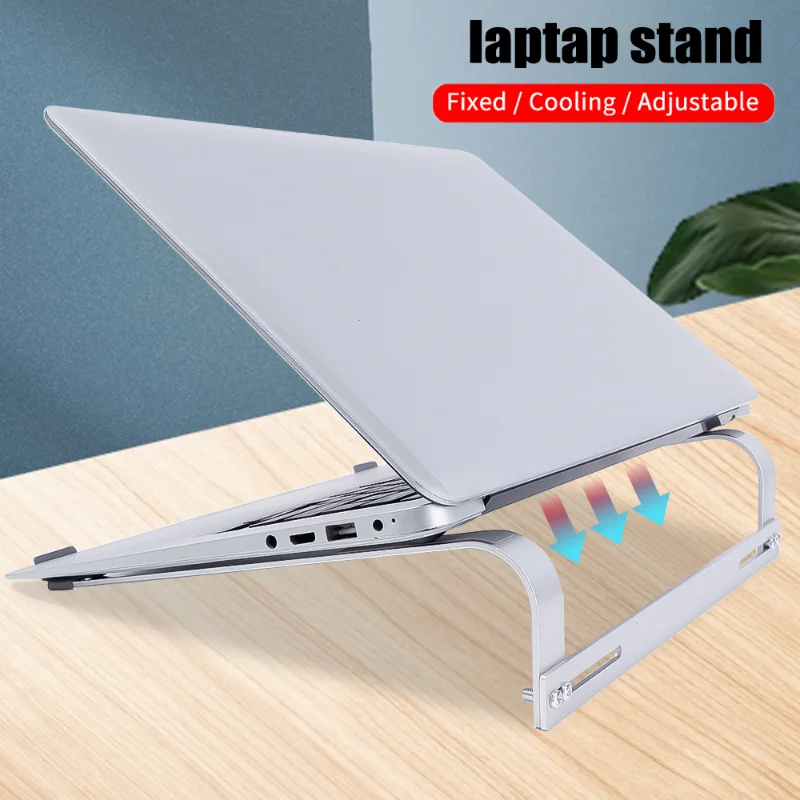 

Aluminum Alloy Laptop Stand Non-slip Stable Universal Notebook Bracket Cooling Holder for Macbook Laptop Accessories