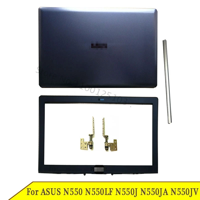 Новинка для ASUS N550, N550LF, N550J, N550JA, N550JV, несенсорная задняя крышка для ноутбука/передняя панель, петля для ЖК-экрана, пластиковая крышка