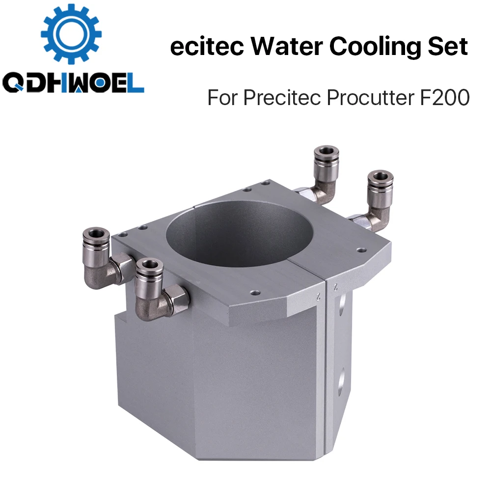

Water Cooling Set for Precitec Procutter FL 200mm 92*100mm Metal Cooling Kit for Fiber Laser Machine