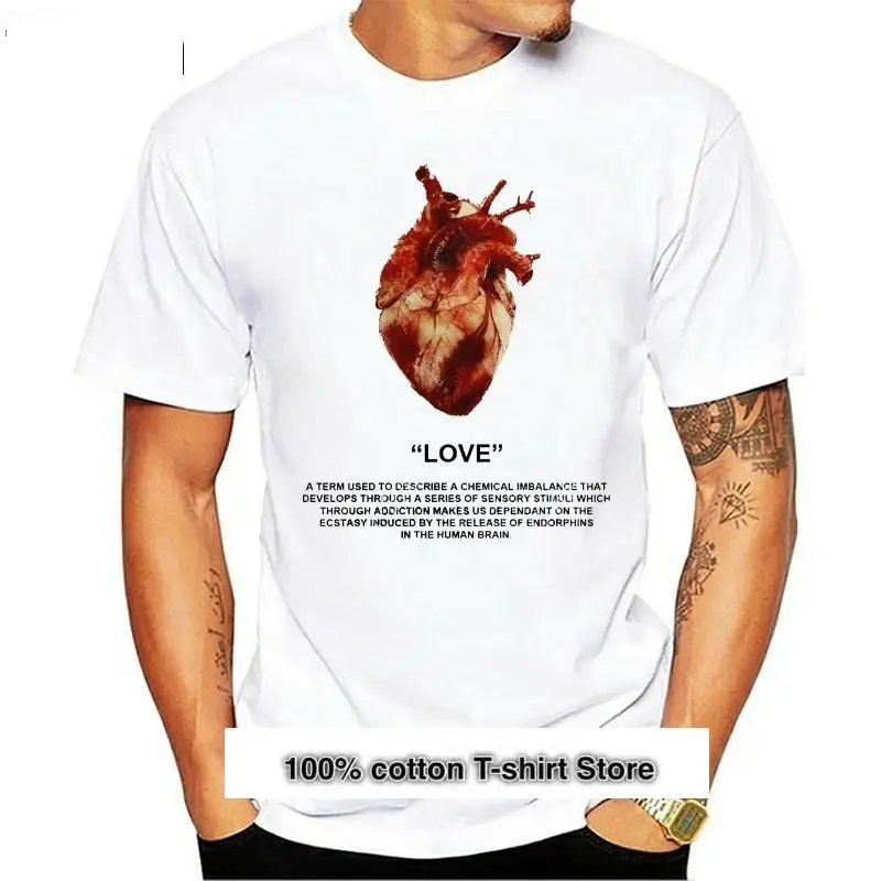 

Camiseta de amor definición, estilo callejero, Virgil, corazón romántico, drogas, camiseta iluminada