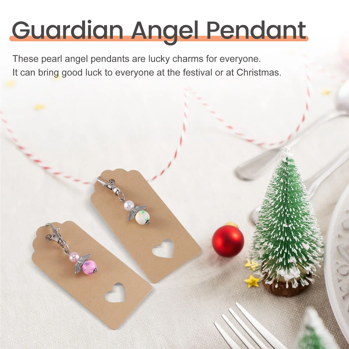 Guardian Angel Pendant Angle with Star Key Ring Lucky Guest Gifts Wedding Girls Organza Bag