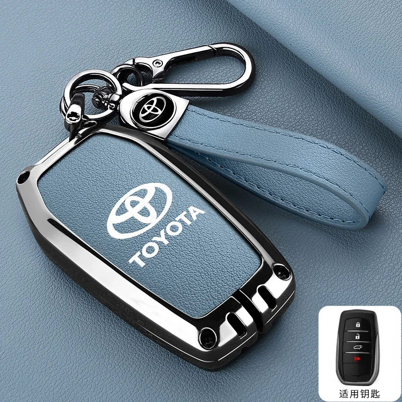 

Чехол для автомобильного ключа, сумка для Toyota Tacoma Fortuner Corolla Venza Grand Highlander RAV4 XSE Prime Land Cruiser Hilux 2023 2024