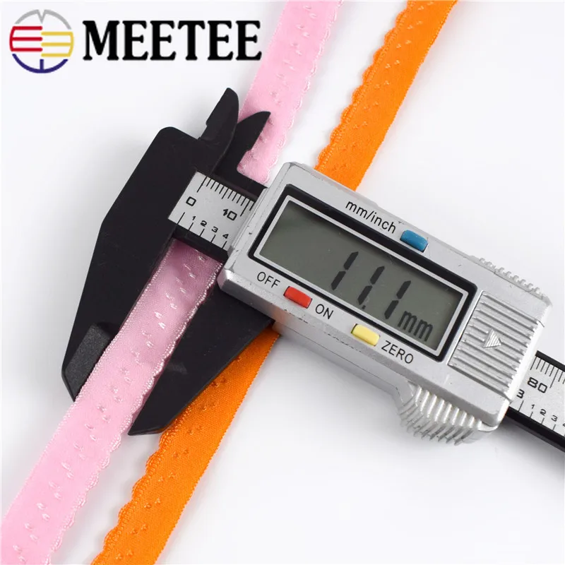 Meetee 22/45 м 11 мм нейлоновая эластичная лента для нижнего белья Наплечные ремни