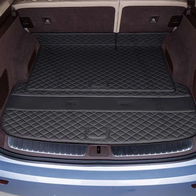 

Для AITO M7 2023 2024 коврики для багажника автомобиля из искусственной кожи прочная подкладка для груза коврики для багажника Аксессуары для заднего интерьера крышка