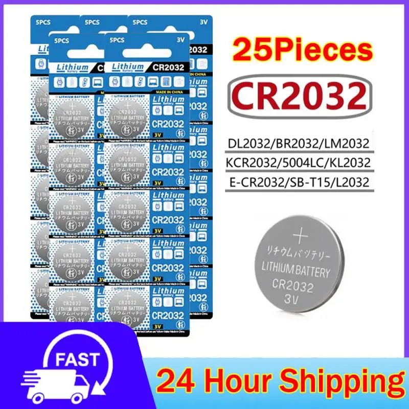 Новые Литиевые кнопочные батарейки 3 в CR2032 2-60 шт. BR2032 ECR2032 LM2032 5004LC для часов с