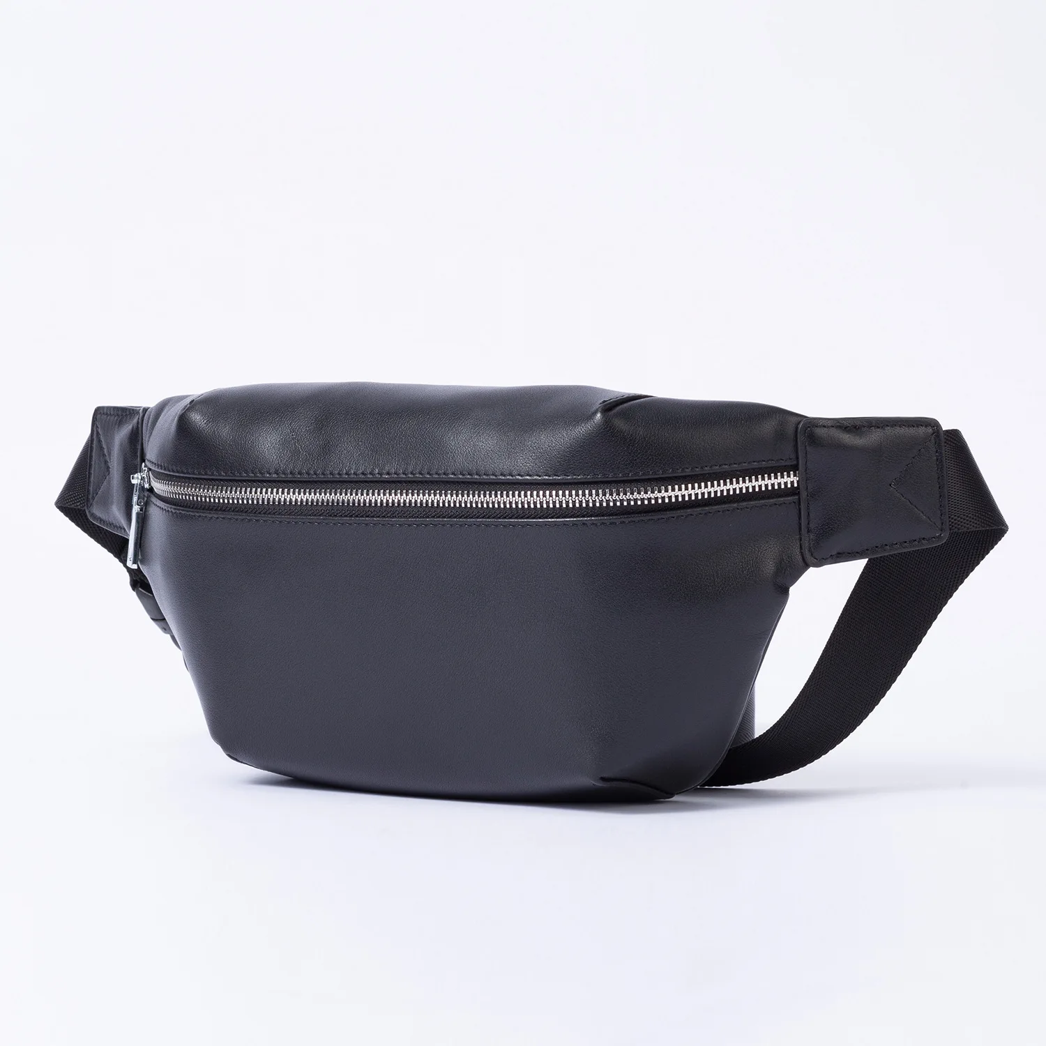 100% Genuine Leather Free Custom Name Waist Bag Summer Cowhide Chest Bag Fashion Large Capacity Fanny Pack Gift