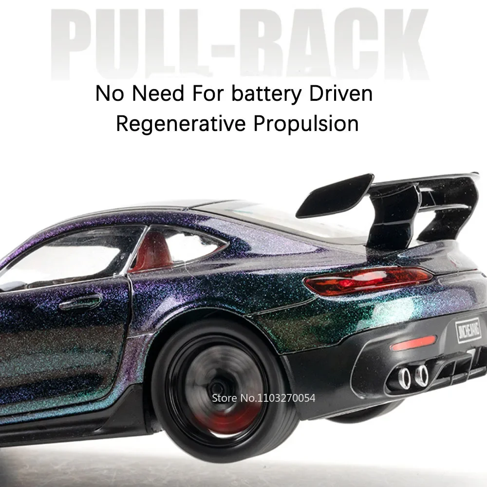 1:24 Benz AMG GT Миниатюрная модель из сплава игрушки спортивный автомобиль литой под