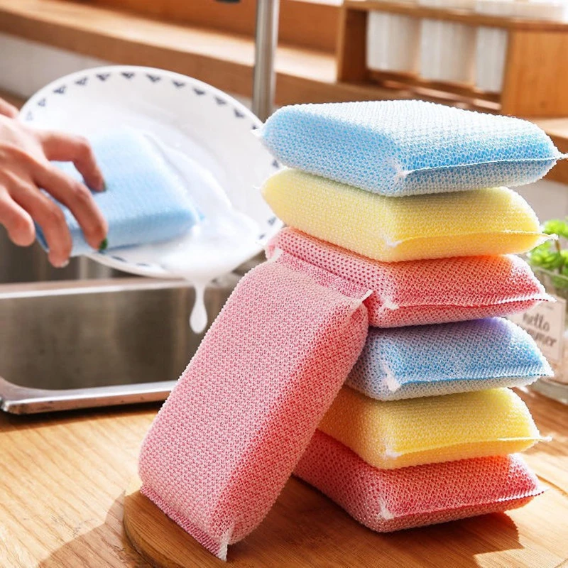 

10 шт., губка для мытья посуды