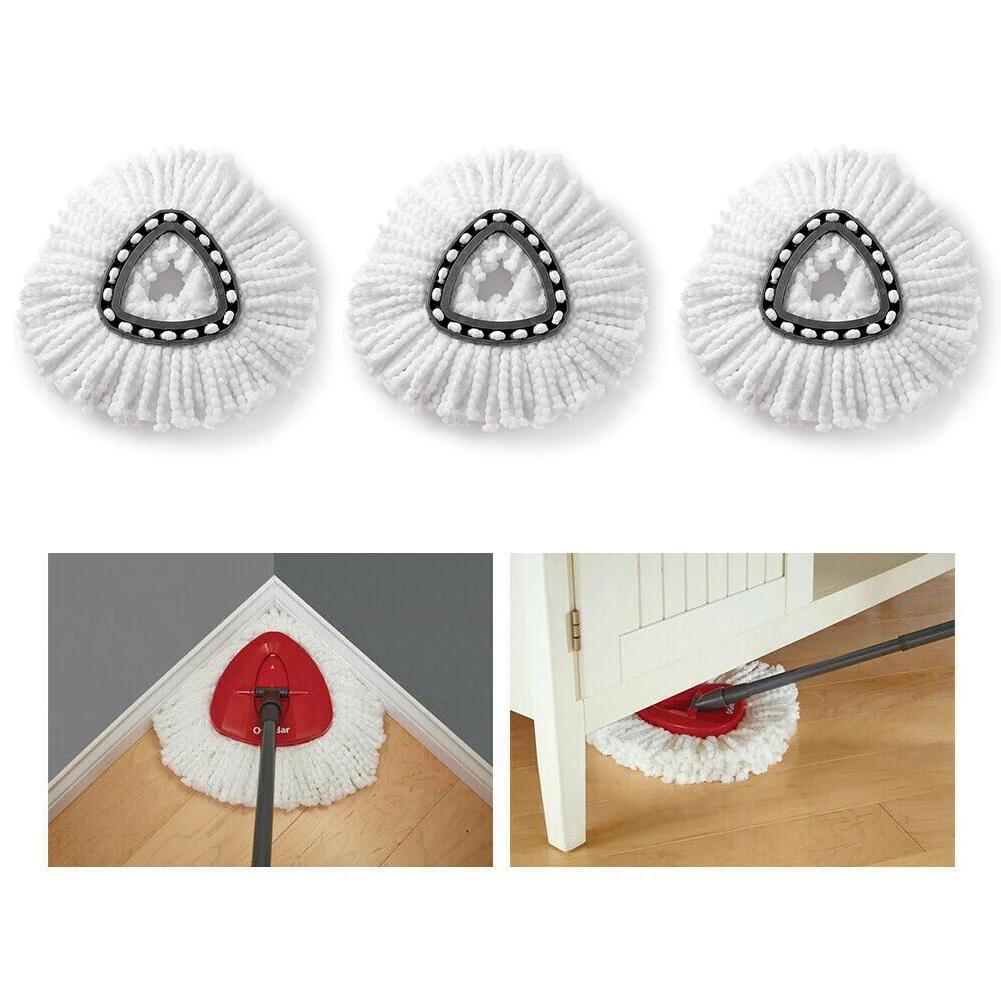 

360 Rotating Mop Head Replacement Refill Microfiber Spinning Floor Mop Cleaning Head Mop Head for Vileda for O-Cedar Accessories