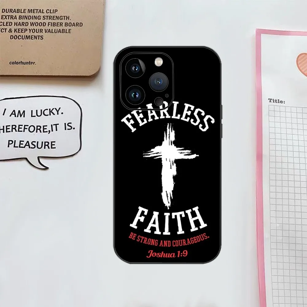 Чехол для телефона F-Faith Jesus Art Words Iphone 16 15 11 13 14 Pro Max 7 8 Plus X Xr Xs 12 mini чехол
