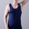Men Ice Silk Seamless Tank Tops Underwear Mens Undershirt Male Bodyshaper Wrestling Fitness Shirts Solid Breathable Singletss 6