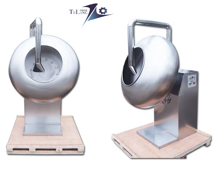 

Coffee beans chocolate candied peanut caramelized nuts coating machine