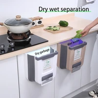 Kitchen Accessories Multifunctional Kitchen Cabinet Hanging Garbage Can